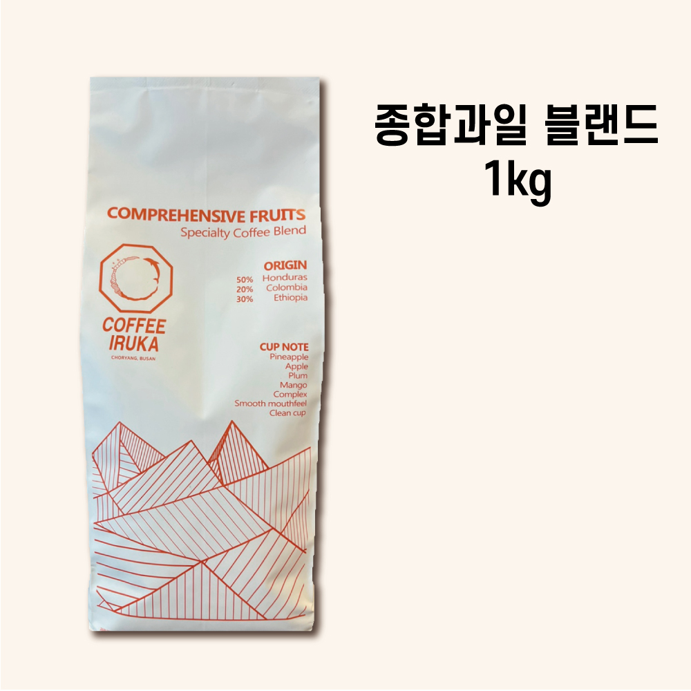 커피이루카 다이제스트 블렌딩외 3종 원두커피 대용량 도매  납품 카페 사무실 1kg 당일로스팅 - 상세 이미지 3