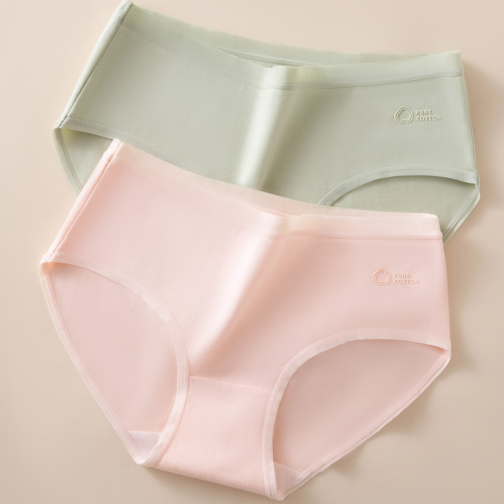 미미캐츠 5매구성 슬림밴드 면스판 여성팬티 5매 110까지 빅사이즈 면팬티 P-3289 - 상품 이미지