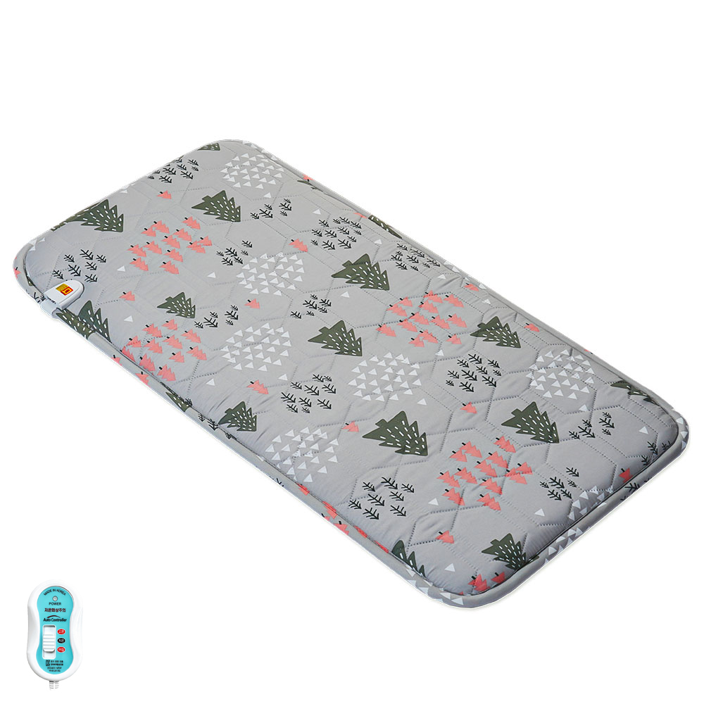 사무실 가정용 전기방석 1인용/2인용 국내산 항균 원단 과열방지 포레스트 핑크