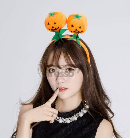 [트렌디프레소협력사]데이슬롯 호박 머리띠 오렌지 행사 파티 헤어밴드