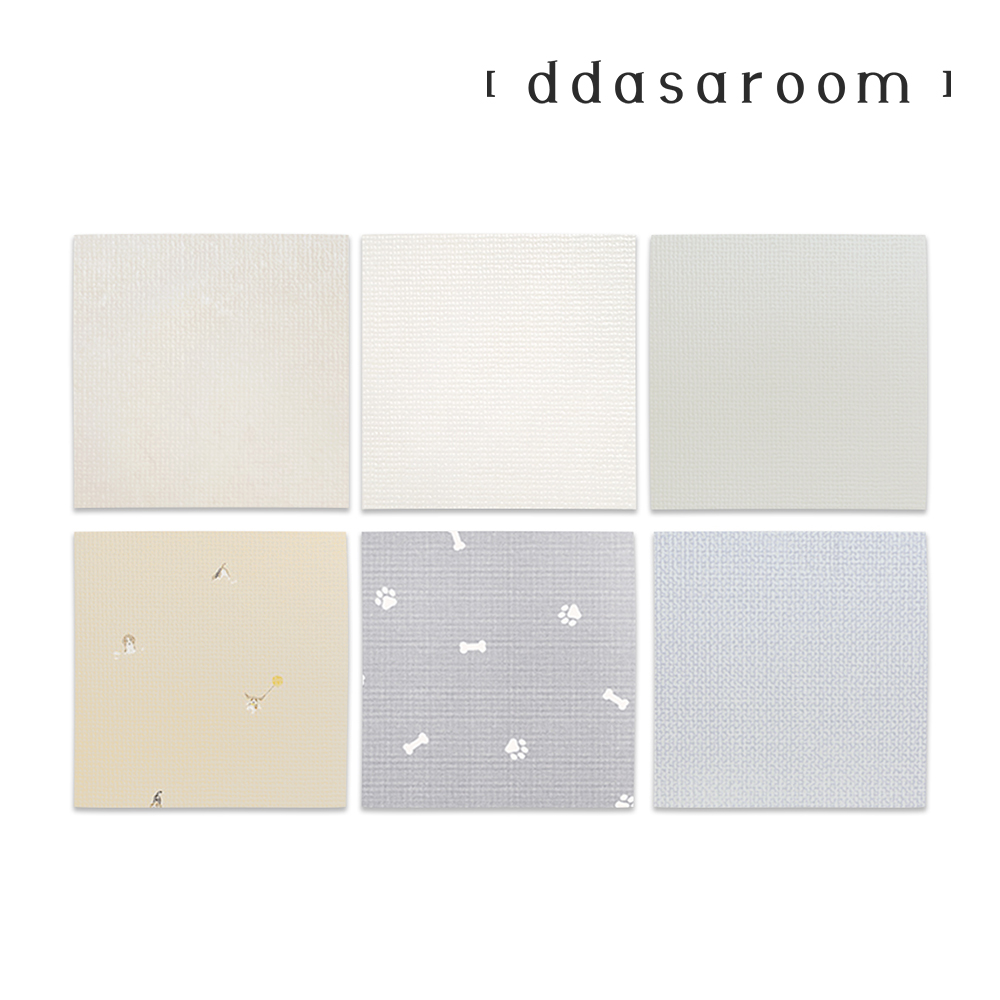 따사룸 강아지 미끄럼방지 롤매트 마블아이보리 110x50x0.6cm