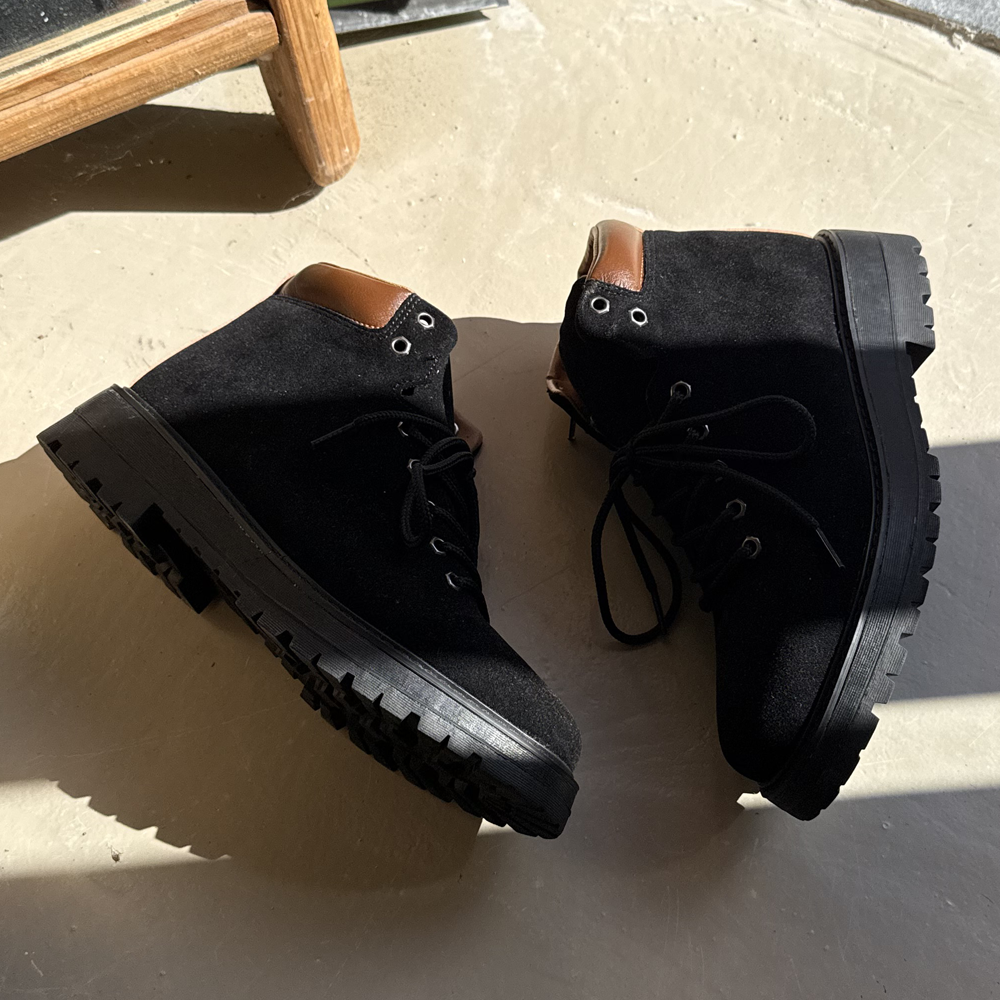 5cm 스웨이드 하이커 워커