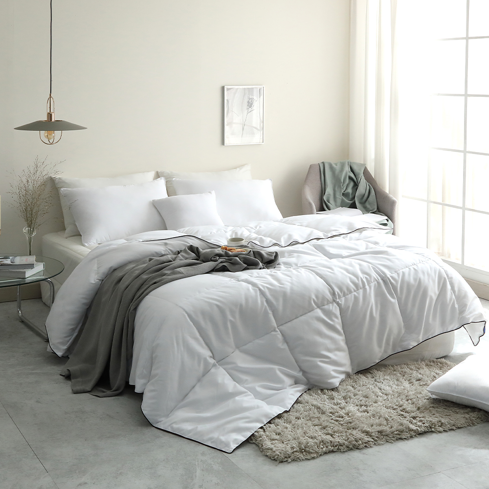 보급형 다운 필 사계절 호텔 이불 솜 퀸 Q