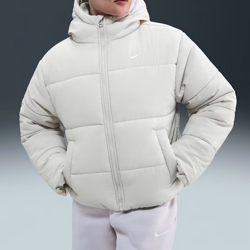 나이키 여성 숏 패딩 써마핏 루즈 경량 후드 다운 자켓 이미지 6
