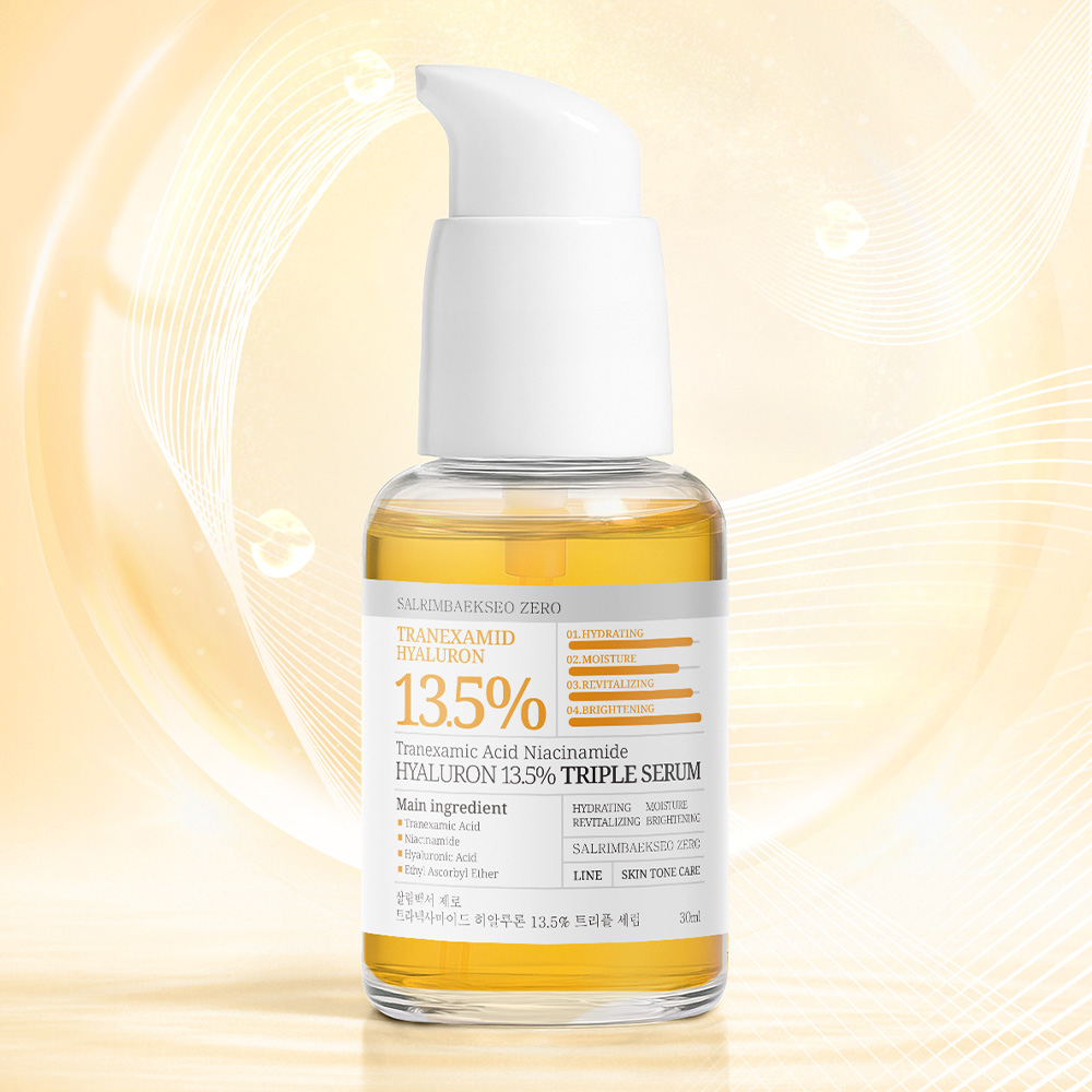 살림백서 제로 세럼 30ml 트라넥사마이드 히알루론 13.5% 잡티 피부톤 개선 트라넥삼산