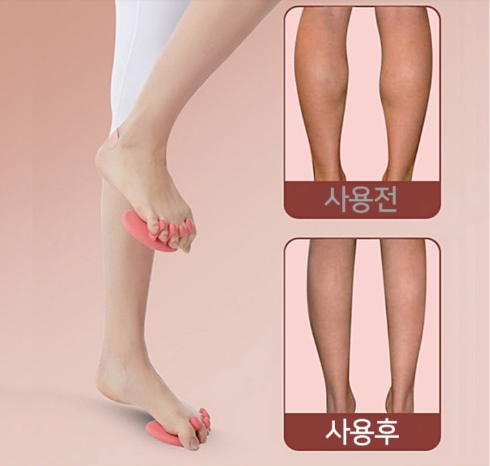 체형교정 몸매 오다리 교정기 운동기구  발가락 스트레칭 2p세트 - 상세 이미지 5