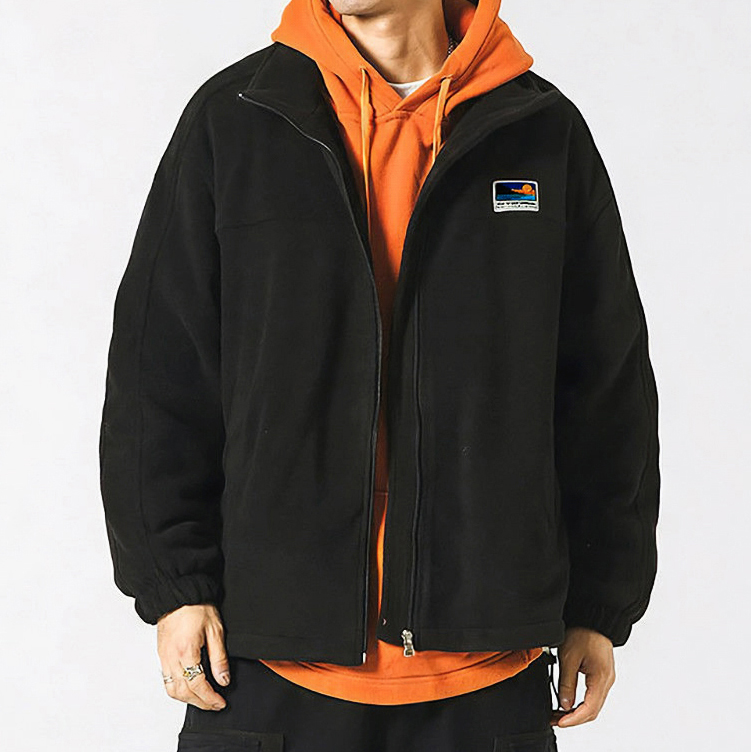 남자 플리스 집업 하이넥 잠바 가을 겨울 2XL 3XL - 상세 이미지 2