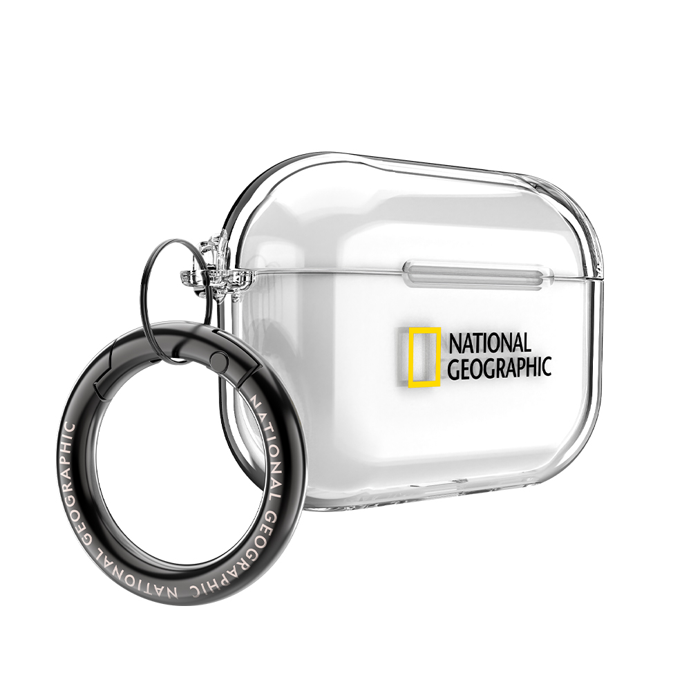 에어팟 프로3 프로2 4세대 3세대 내셔널지오그래픽 클리어 케이스 제품 이미지