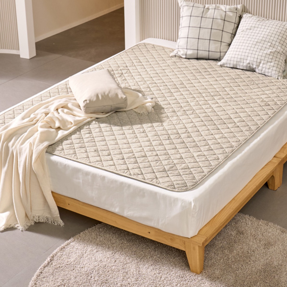 더블 침대 온열 매트 침대용 전기매트 여행용 탄소매트