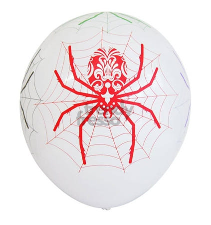 [트렌디프레소협력사]데이슬롯 할로윈 풍선 스파이더 전체인쇄 파티장식 장식소품 파티용품