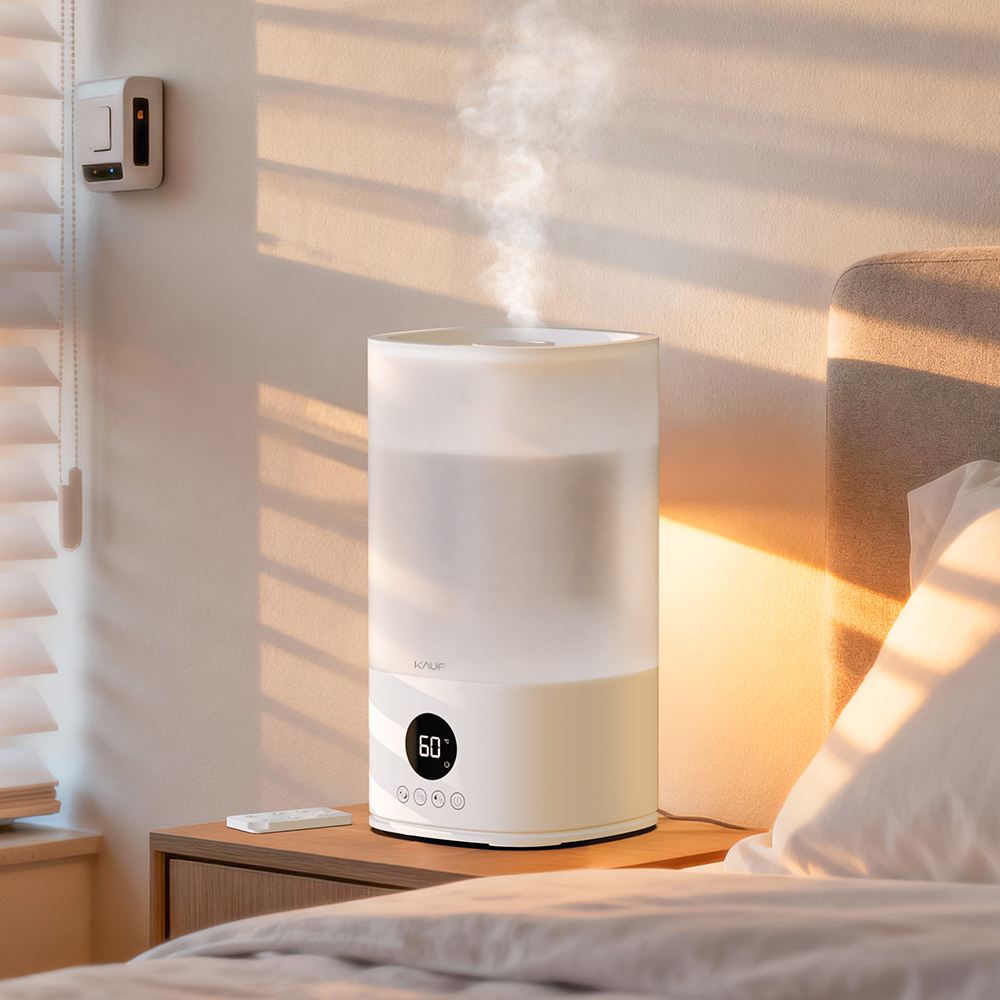 카프 가열 살균 대용량 복합식 가습기 4L 상부급수 무드등 자동습도조절 HM120