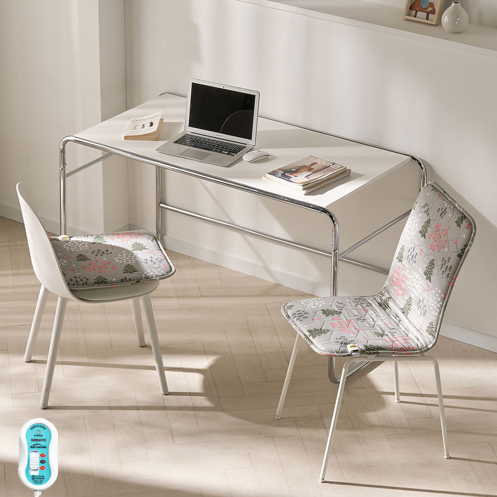 사무실 가정용 전기방석 1인용/2인용 국내산 항균 원단 과열방지 포레스트 핑크