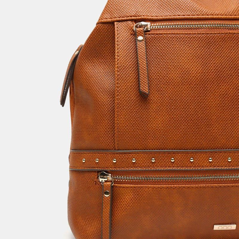 미사코 멀티포켓 메탈 장식 도난방지 백팩 Engri-4300374118018 CAMEL - 상세 이미지 5