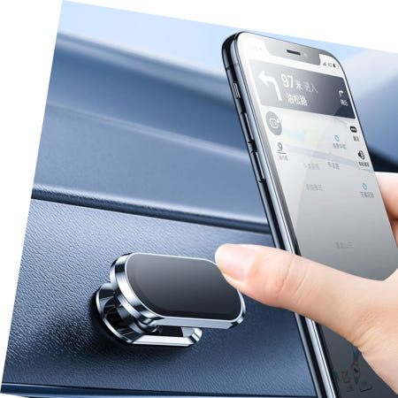 차량용거치대 차량용 부착형 360도회전 자석 그레이색상 폰거치대
