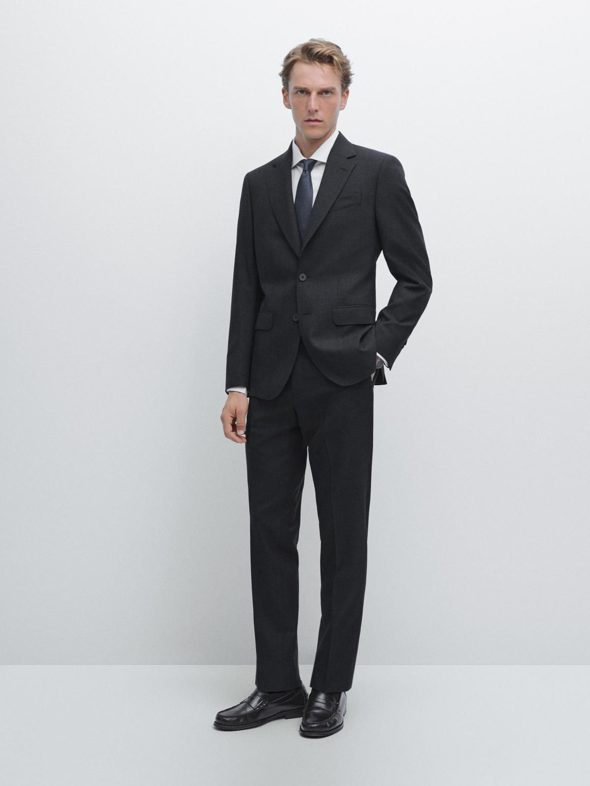 마시모두띠 클래식 울 테일러드 블레이저 3504/503 NAVY BLUE - 상세 이미지 2
