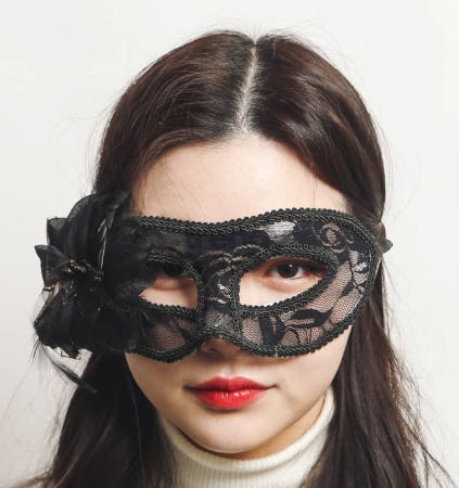 데이슬롯 아이마스크 망사 블랙 파티 눈가면 섹시한