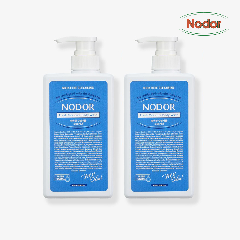 노도르 프레쉬 모이스춰 수분 고보습 바디워시 460ml, 2개 - 상품 이미지