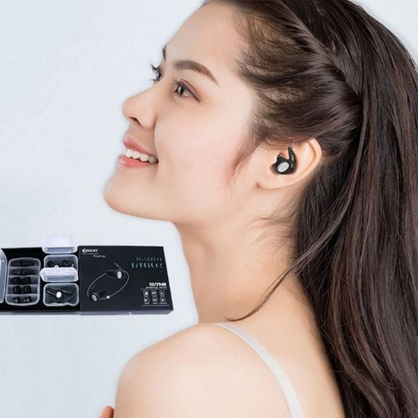 공부용 소음방지 귀마개 무통 수면 실리콘 귀마개 재사용 - 메인 이미지