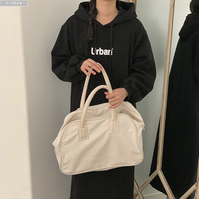 애니브 어반 후드 기모 롱 원피스 2col 가을 겨울 맥시 도톰 오버핏 원마일 제이플로우 - 상세 이미지 2