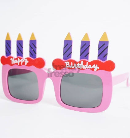[트렌디프레소협력사]데이슬롯 생일 촛불 안경 핑크 축하 캠핑 용품