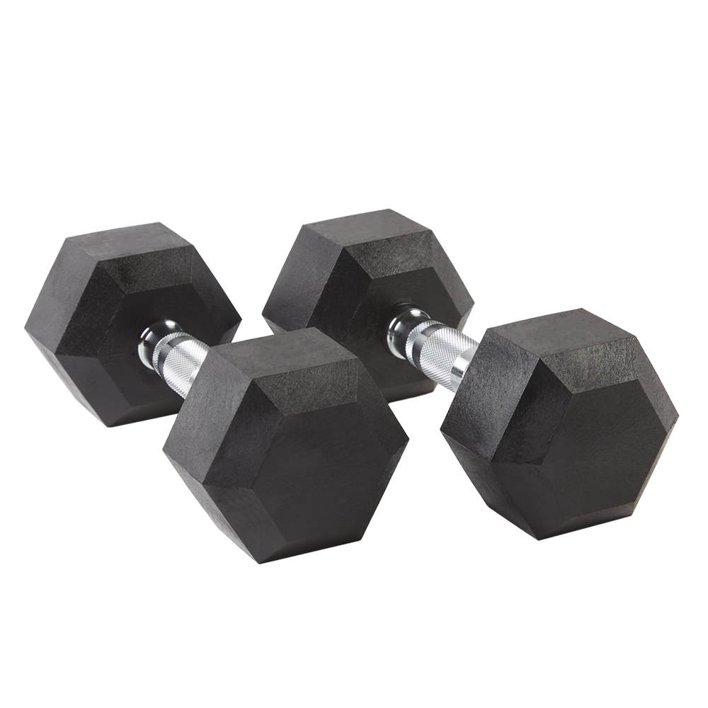 베스코 덤벨 육각아령 PEV 우레탄 헬스장 홈트 아령 세트 20kg - 상품 이미지