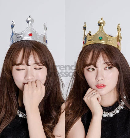 [트렌디프레소협력사]데이슬롯 왕관 머리띠 공주 왕자형 놀이공원 파티장식