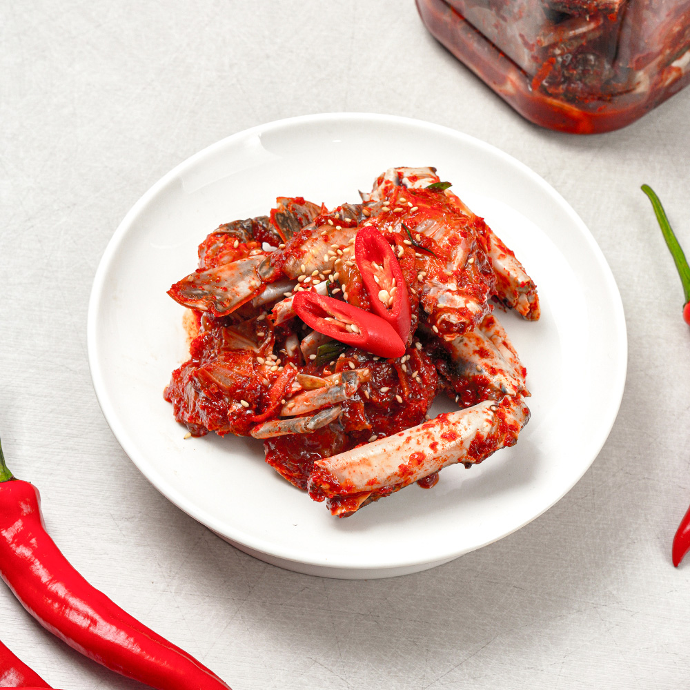 [오늘신선] 국내산 재료100% 양념게장 꽃게무침 매운 전라도식 1kg~2kg - 상세 이미지 3