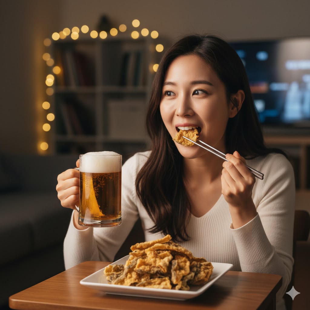 명식품본사 황태껍질튀각 대포장 콜라겐 간식 안주 식당식자재 도매가 500g, 1개 이미지 7