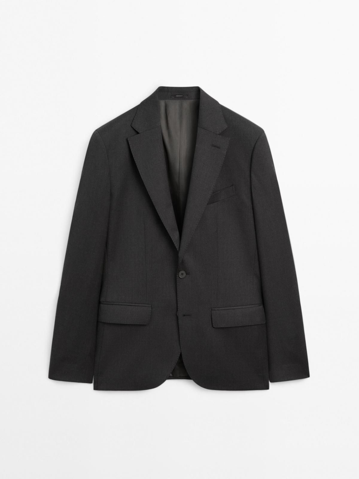 마시모두띠 프리미엄 울 테일러드 수트 블레이저 3532/527 CHARCOAL - 메인 이미지