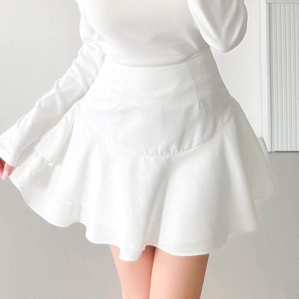라두미 미니스커트 플레어 캉캉 데일리룩 AA1146 - 상세 이미지 2