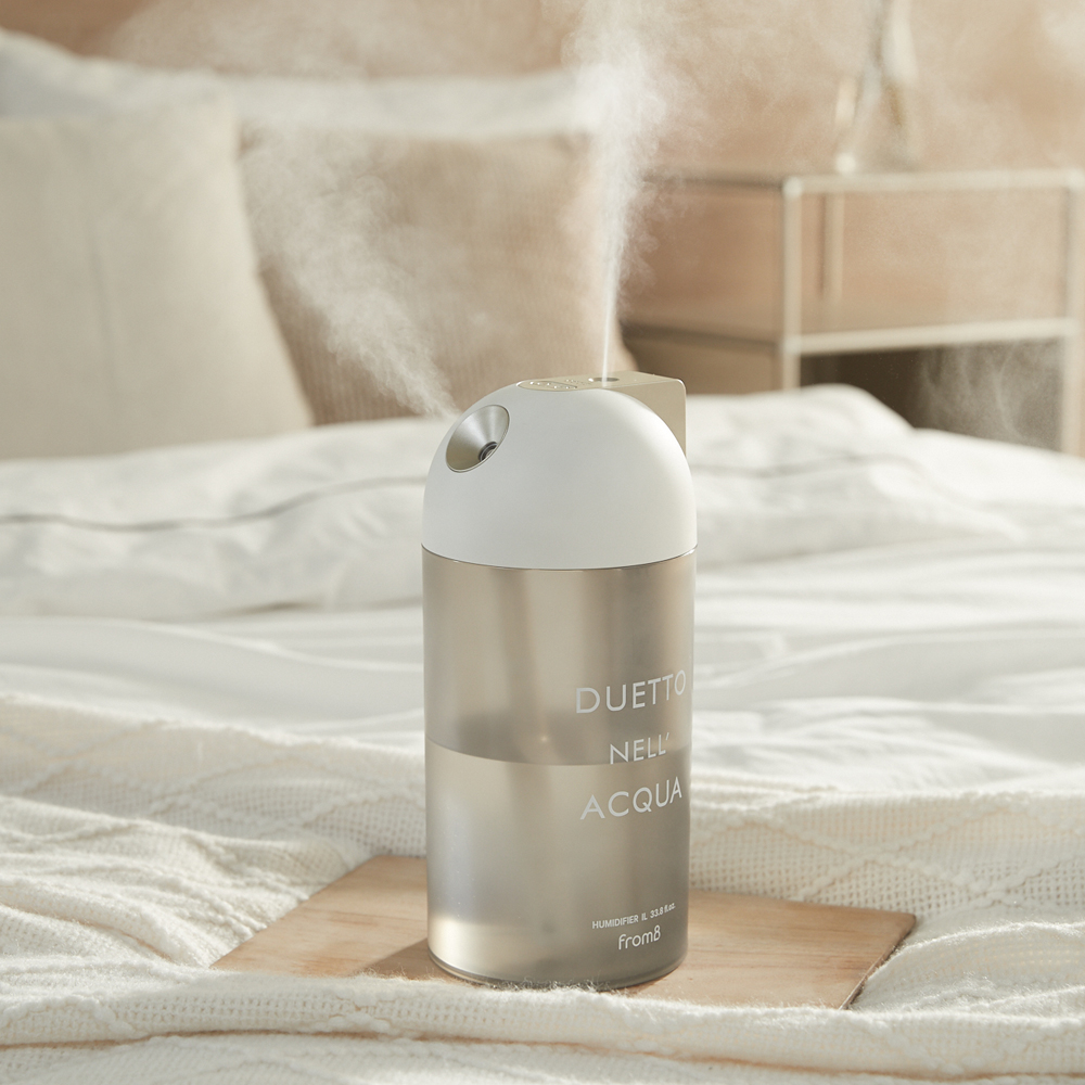 프롬비 무선가습기 사무실 탁상용 휴대용 더블미스트 1리터 FE243 골드