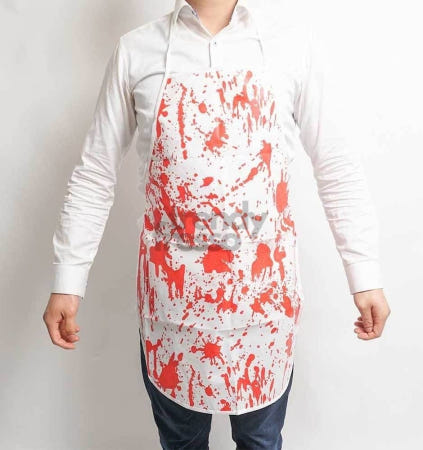 [트렌디프레소협력사]데이슬롯 블러디 앞치마 선물 분장 장식