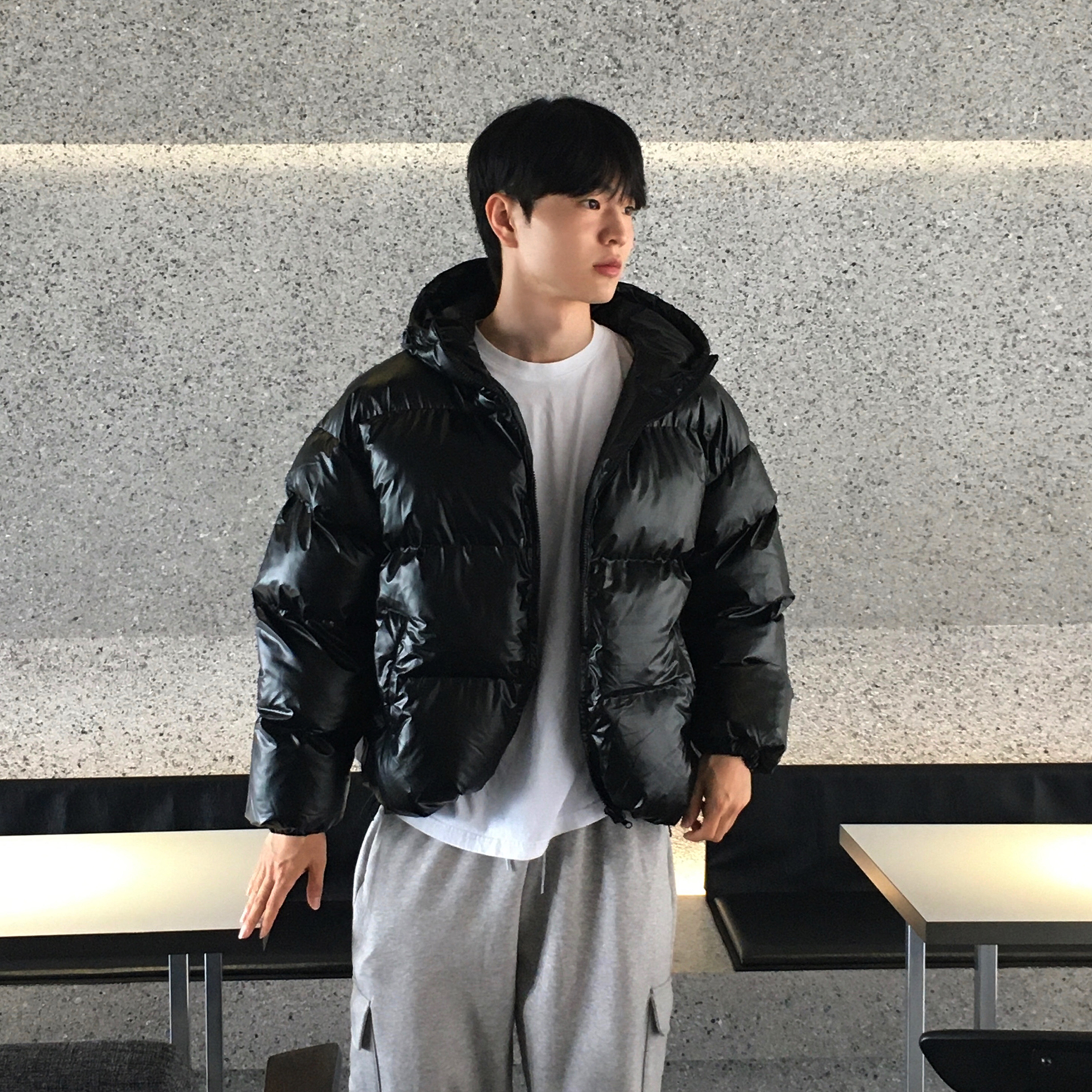 1+1 기모카고바지 남성기모바지 건빵팬츠 - 상세 이미지 5