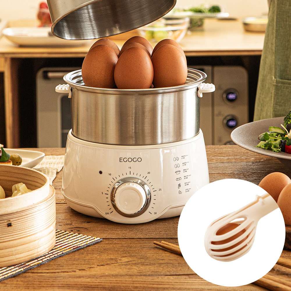 계란찜기 에고고 에그쿠커 계란 호빵 만두 고구마 삶는기계 1단