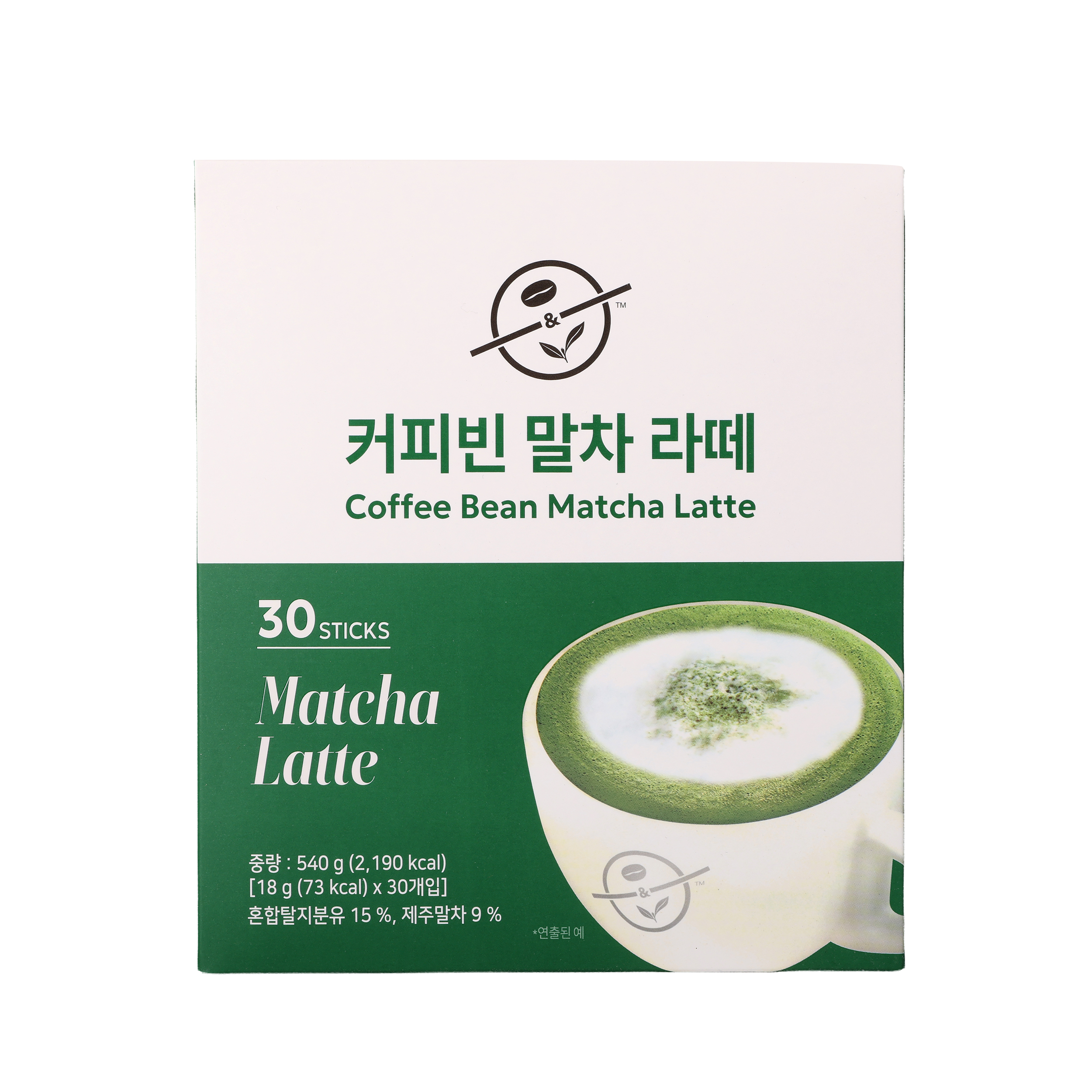 커피빈 말차 라떼 30개입 - 상품 이미지