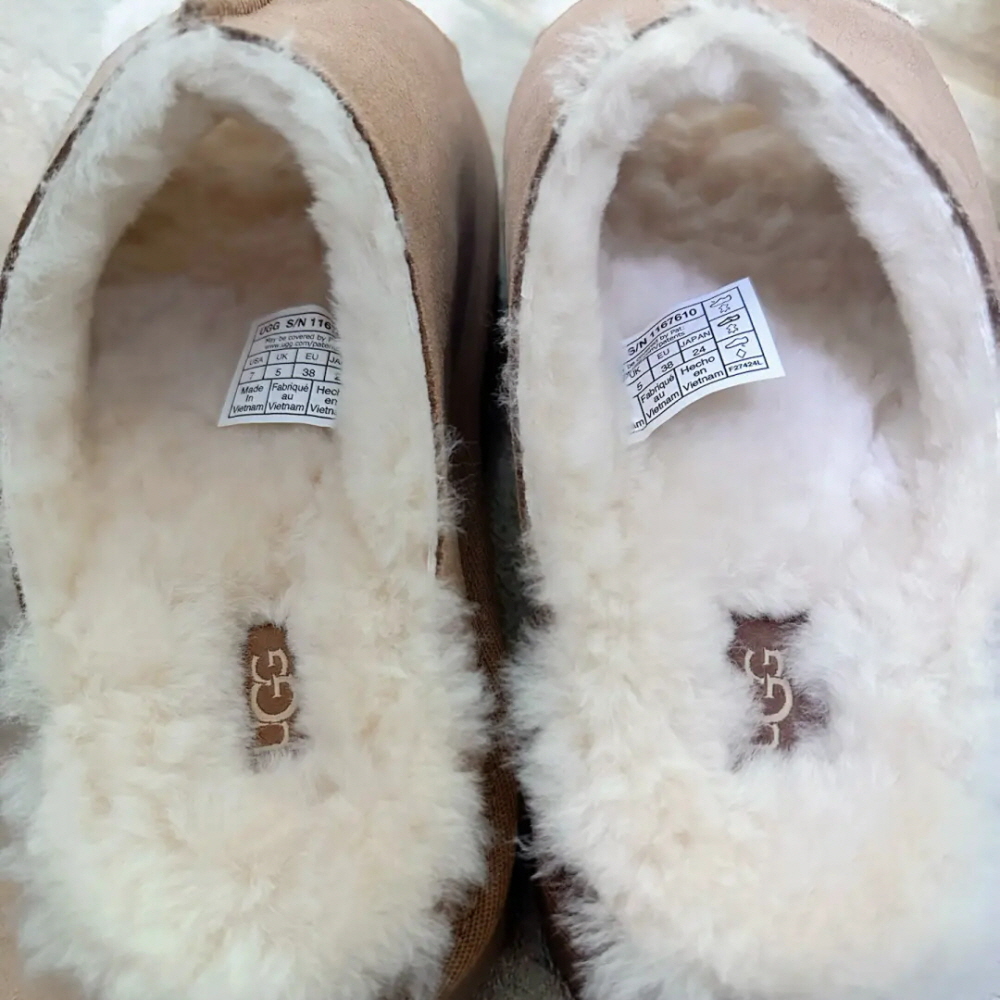 UGG 우먼즈 슬리퍼 그린포트 슬라이드 체스넛 1167610-CHE - 상세 이미지 4