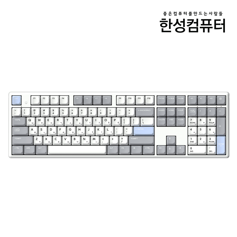 한성 무접점 키보드 GK898B PRO 8K 게이밍 무선 노트북 블루투스 아이패드 - 상세 이미지 5