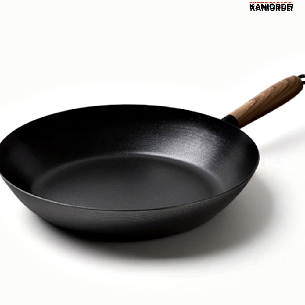 가정용웍 인덕션 무쇠팬 고기 생선 삼겹살 IH 깊은 후라이팬 주물 30cm - 상품 이미지