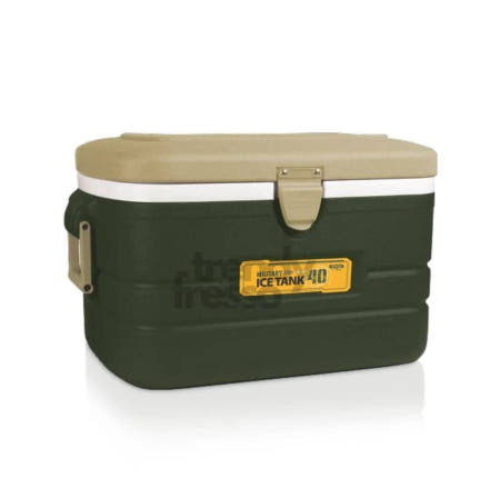 마켓터치드 아이스탱크 밀리터리그린 40L 보냉 캠크닉 코멕스아이스박스