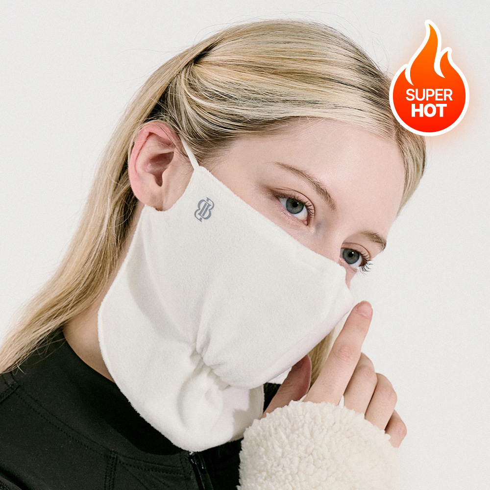 베일리화이트 방한 골프마스크 겨울 등산 스키 운동 안면 기모 여성 남성 넥워머