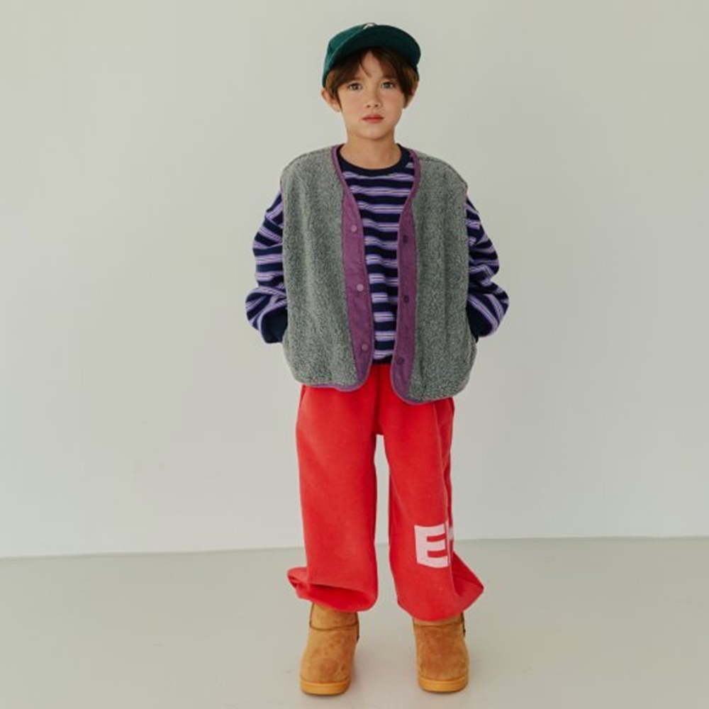 에린제이 후리스조기 베스트 초등학생 형제룩S-JXL - 상세 이미지 2