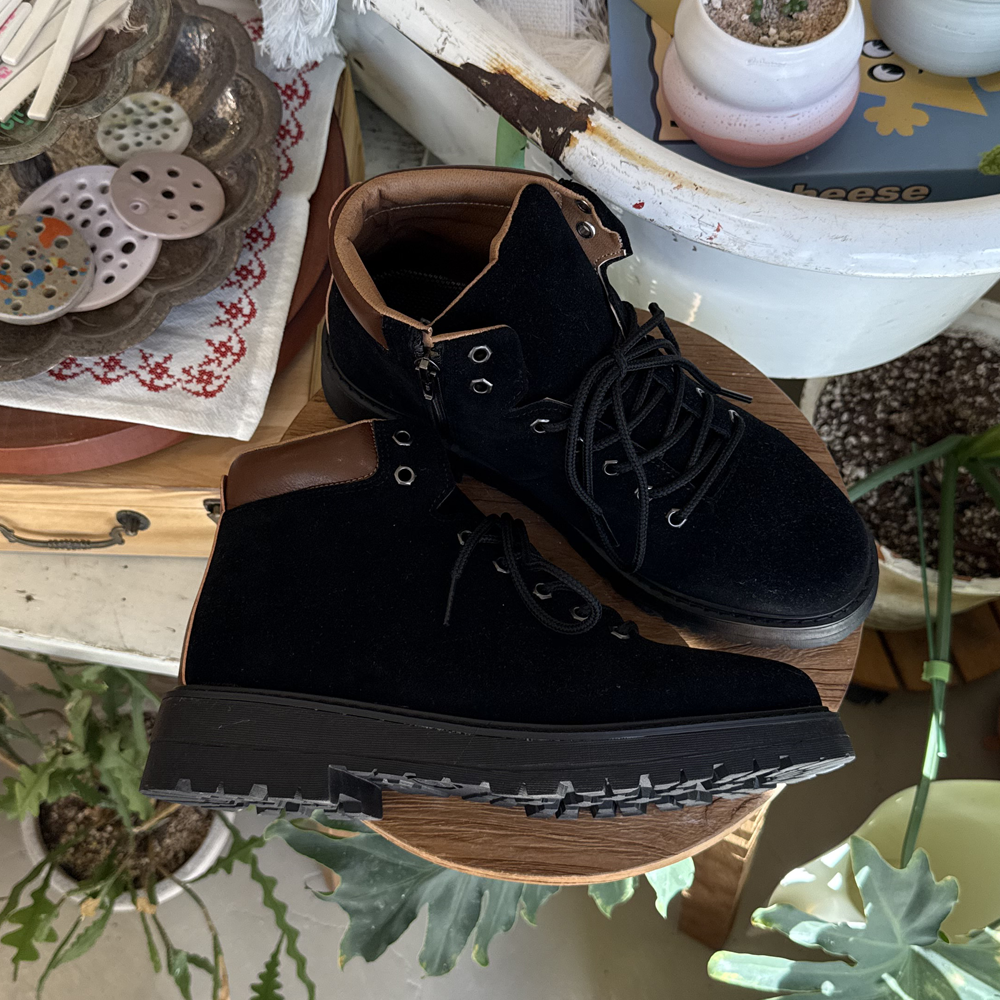 5cm 스웨이드 하이커 워커