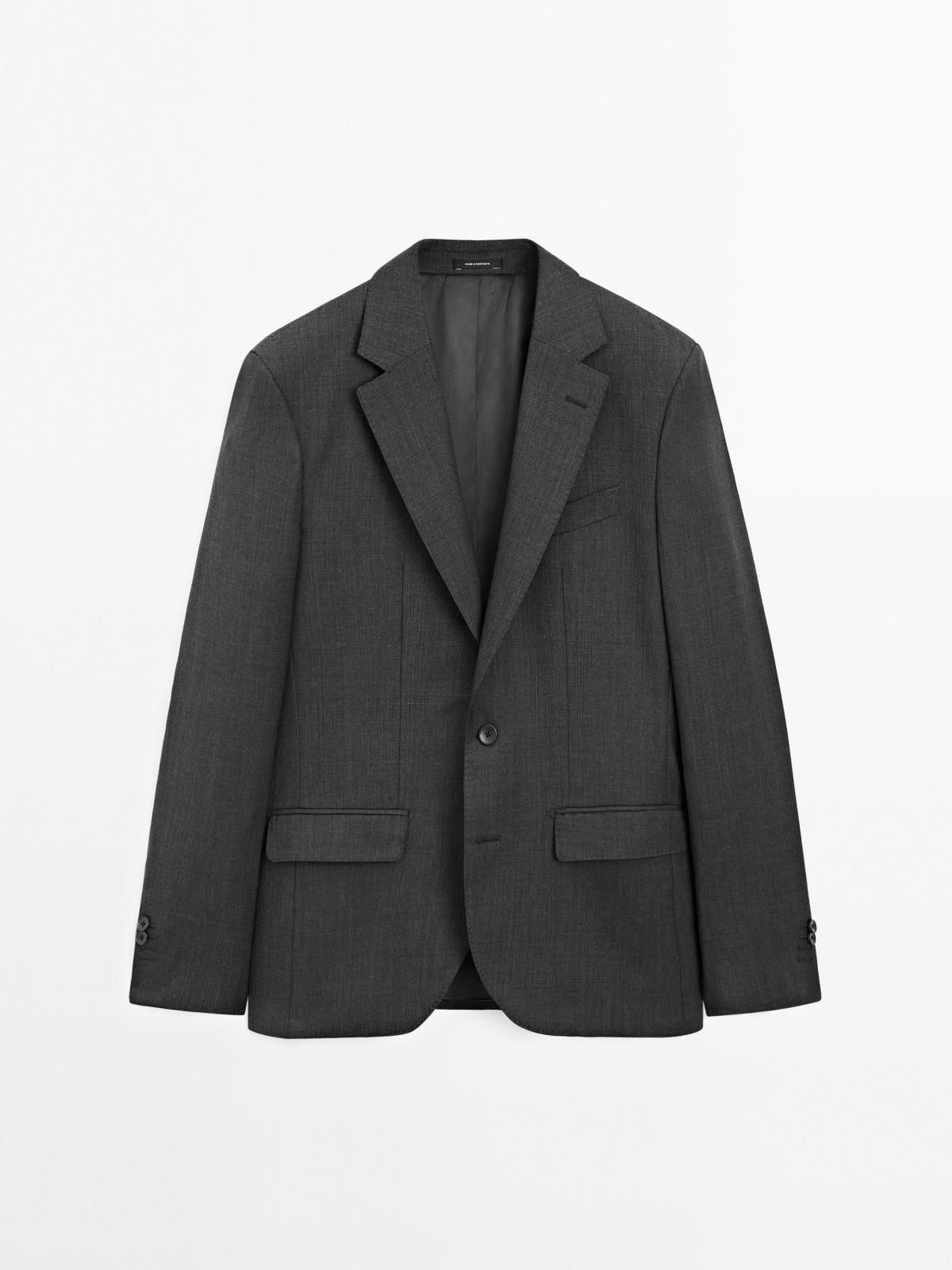마시모두띠 프리미엄 울 테일러드 재킷 3514/511 CHARCOAL - 메인 이미지
