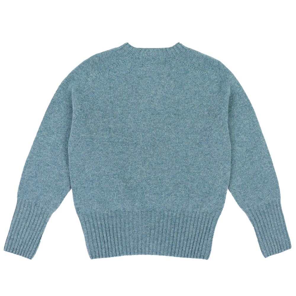 할리오브스코트랜드 여성 크루넥 스웨터 L3330/7 Oribe Green - 상세 이미지 2