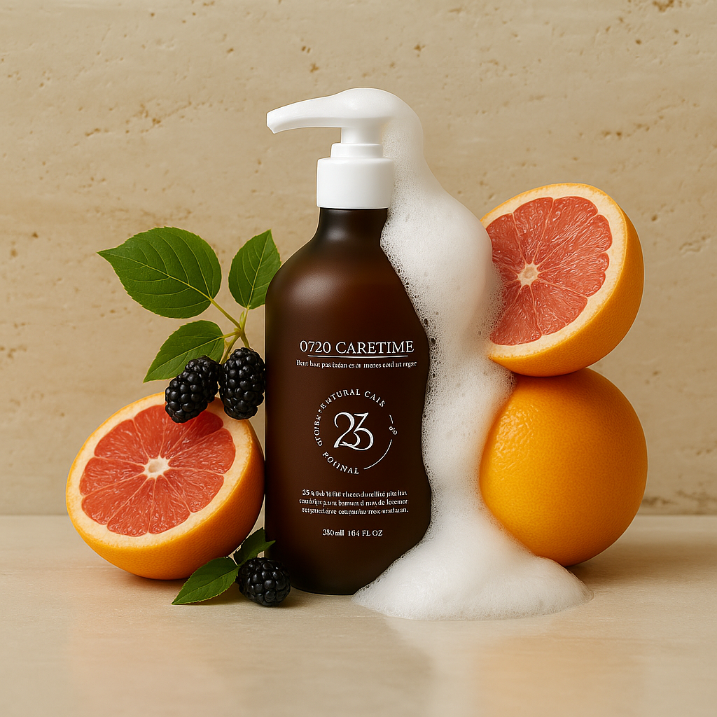 탈모샴푸 맥주효모 멀버리 약산성 두피 비건 탈모완화 자몽향 샴푸 엘누아르 500ml, 1개 - 상세 이미지 5