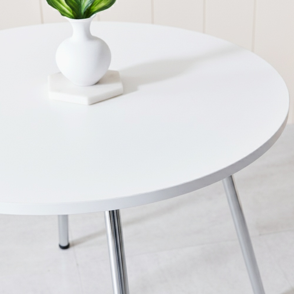 포인 원형식탁 lpm상판 원탁 작은 미니 원룸 카페테이블 900