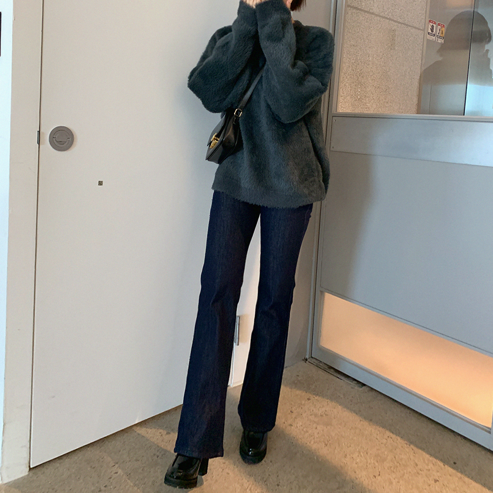 레비딘 세미부츠컷 데님팬츠 이미지 6