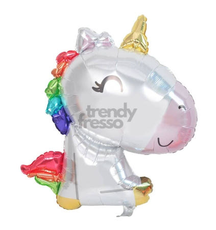 [트렌디프레소협력사]데이슬롯 은박풍선 유니콘 시팅형 파티 파티장식 장식용품