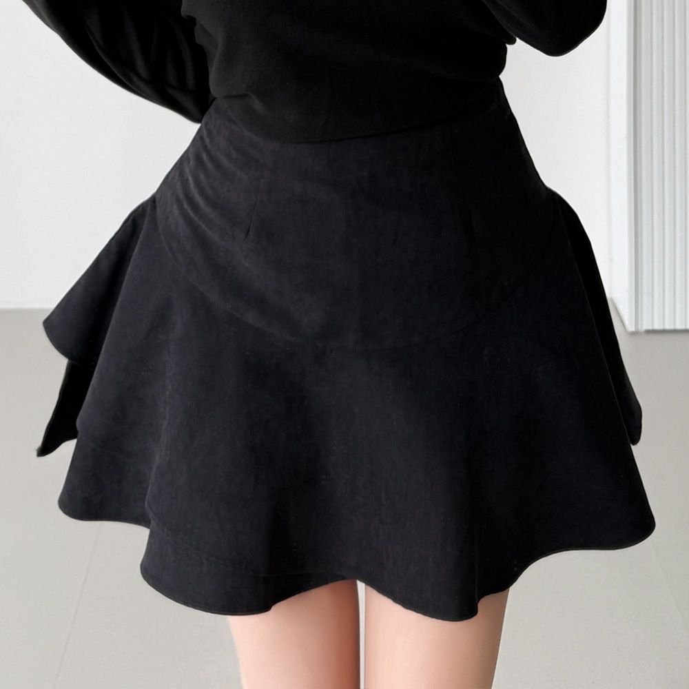 라두미 미니스커트 플레어 캉캉 데일리룩 AA1146 - 상세 이미지 5