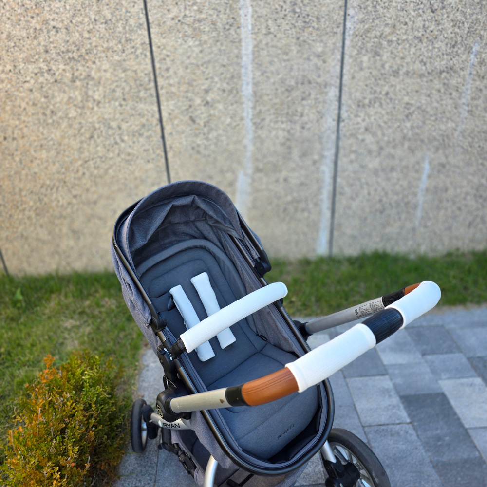 베이직 유모차 안전 벨트커버 안전바커버 침받이